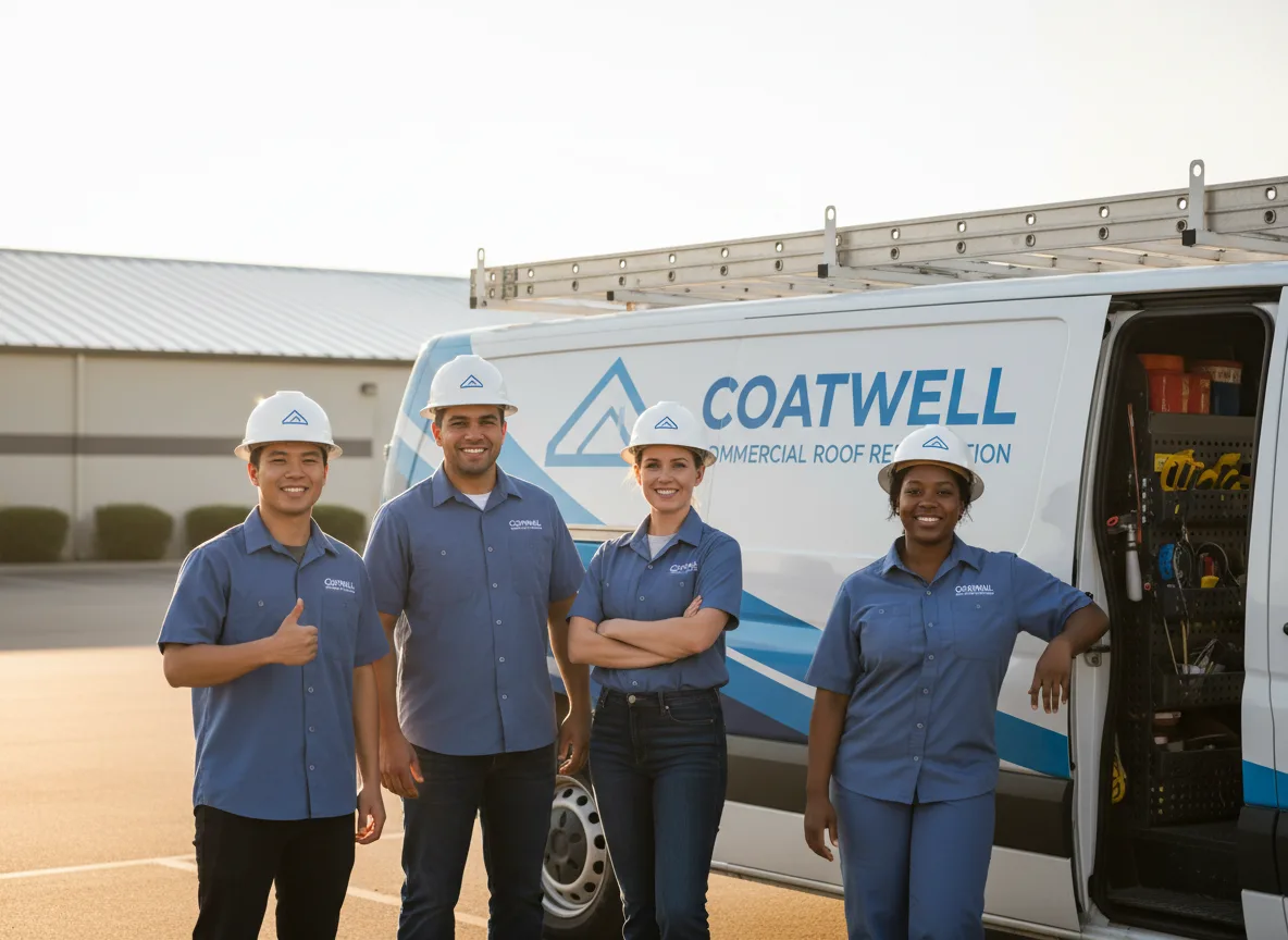 Commercial roof coating company in Oaks, PA